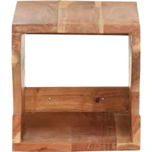 vidaXL Wand Fahrradträger 35x25x25 cm Akazie Massivholz