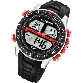 Calypso Herrenuhr AnaDigi K5773/3 Kunststoff 48 mm K5773/3