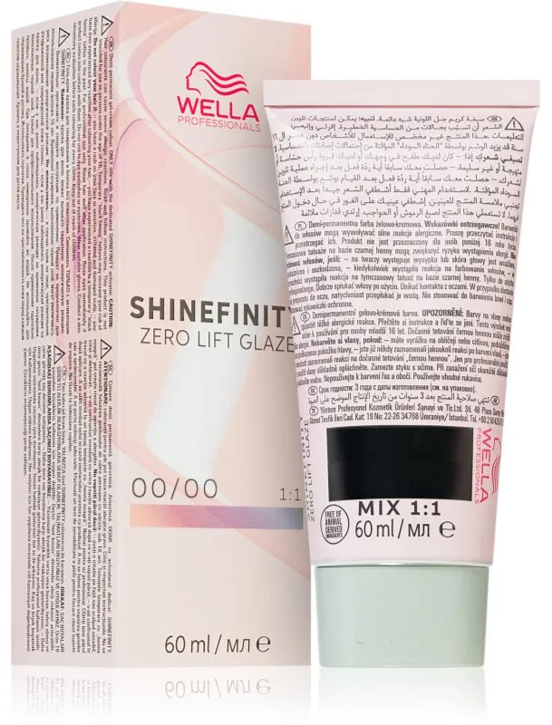 Wella Professionals Shinefinity Zero Lift Glaze demi-permanente Coloration Farbton 00/00 - Crystal Glaze 60 ml