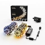 Twinkly Cluster Gold & Silber Edition LED Lichterkette 400x schwarz (TWC400GOP-BEU)