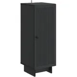 vidaXL Sideboard 33 x 34,5 x 90 cm Schwarz