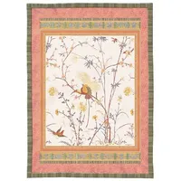 BASSETTI FONG Plaid 135 x 190 cm Beige/Orange