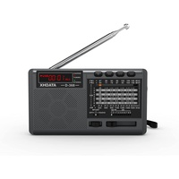 XHDATA D368 kleines Radio Nostalgie Batterieradio Mini Tragbare Radios Bluetooth Transistorradio UKW FM AM SW Radio mit TF MP3-Wiedergabe