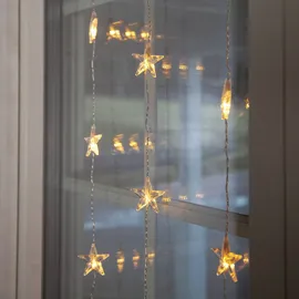 Star Trading Lichtervorhang Kunststoff 120 x 90 cm Warmweiß