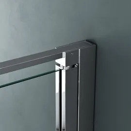 mai & mai Duschkabine mit Drehtür 80 x 195 cm transparent ESG-Sicherheitsglas Ravenna36UK