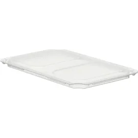 Surplus Eurobox-System Deckel für Einsatzkasten 1/4 gekreuzt Transparent