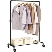 Songmics Garderobenständer HSR61BK Schwarz