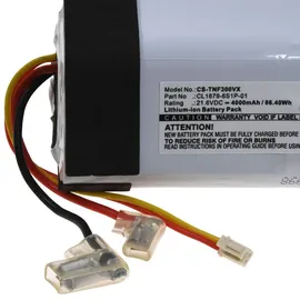 Powery Akku für Tineco Floor one 1.0 Trocken-u. Nass-Sauger