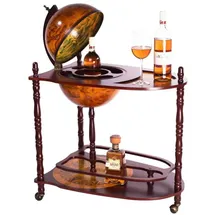 BIRENDY Barwagen 100 x 77 cm Braun