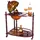 BIRENDY Barwagen 100 x 77 cm Braun