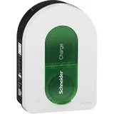 Schneider Electric Smarte Wallbox Schneider Charge, 22kW, T2 Steckdose, 6mA Erkennung Innen/Außen, Wi-Fi, App-Steuerung, Innen und Außen, Weiß Wand, Schwarz, AC, Typ 2, IK10