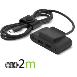 Belkin BOOST Charge 4-Port Split 2xUSB-C/2xUSB-A sw BUZ001bt2MBKB