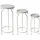Hti-Living Blumenständer 3er Set 0 x 0 cm Weiß