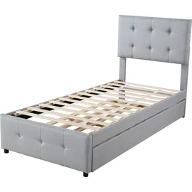 Flieks Jugendbett Flieks 90 x 200 cm Leinen grau