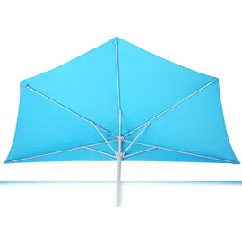 Mendler Parla 260 x 135 cm türkis Gestell Alu ohne Ständer halbrund