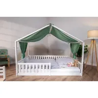 tiSsi tiSsi® Baldachin Musselin für Hausbetten 120-140x200 cm grün | Gr.: onesize
