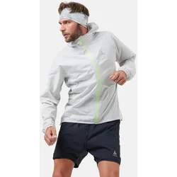 Odlo Funktionsjacke Zeroweight (wasserdicht, atmungsaktiv, reflektierende Details) silbergrau Herren