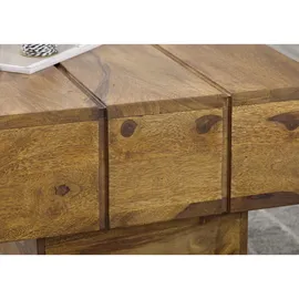Wohnling Beistelltisch Holz Sheesham 44 x 30 x 44 cm