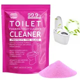 240 g WC-Reiniger, Rohrreiniger Extrem Stark, WC Schaumreiniger für Toilettenreinigung, Toilettenreiniger Extrem Stark mit Blumenduft, Beutel für Effektive Abflussreinigung