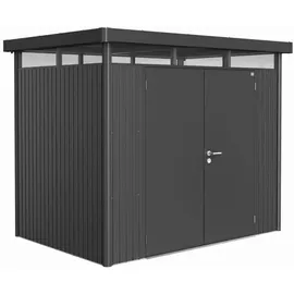 Biohort HighLine H2 2,75 x 1,95 m dunkelgrau-metallic Doppeltür