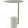 Kayoom Beistelltisch KAYOOM "Rocio, Ausgefallenes Design,Stabiler Marmor-Sockel", weiß, B:40cm H:54cm T:40cm, Tischplatte: 100% marmorisiertes Glas / Gestell: Marmor, Edelstahl, Tische, Beistelltisch, ausgefallenes Gestell, stabiler Marmorfuß, marmorierte 