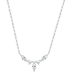 Hey Happiness Kette mit Edelsteine Krone 925 Sterlingsilber Silber Damen 