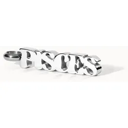 PURELEI Pisces Letter Charm