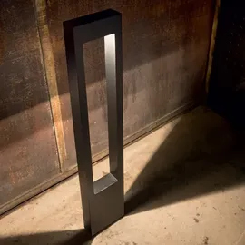 Ideal Lux Außenleuchte Aluminium/Glas 80,0 cm G9 spritzwassergeschützt braun