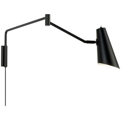 DybergLarsen - Noa Wandleuchte Long Matt Black - cm - 23 cm