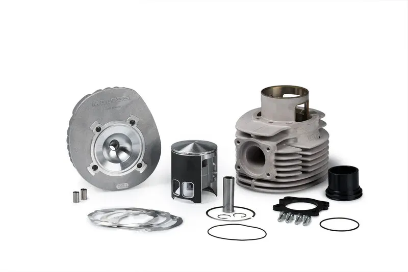 MALOSSI Aluminium Cilinder Kit ø 68,5 CVF2 Pin ø 16 MHR (Slag 60 mm) Voor Vespa Cosa - PX E 2t 200 cc, zwart
