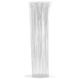 DESIGN DELIGHTS RAUMTEILER Slim | Weidenholz, 170x40cm | Zweige Paravent, Raumtrenner, Stellwand, Trennwand, Ankleide Sichtschutz, Äste Trennschutz | Farbe: weiß