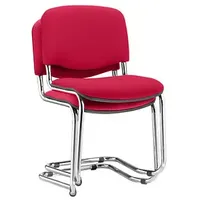 NOWY STYL 2 Nowy Styl Besucherstühle Iso Swing ISO SWING CHROM C29 bordeaux Stoff