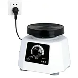 100W Rüttelplatte Gips, 220V Gipsrüttler Rüttelplatte Elektrisch, Rund Durchmesser 10.5cm/4.13in, Verstellbare Schwingstärke, Effektive Entfernung von Gips, Flüssigkeiten und Epoxidharz von Schaum