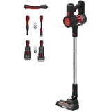 TAURUS 3-in-1 Akku-Stielstaubsauger HVCA220B Rot/Blau