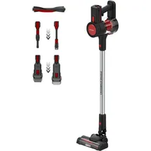 TAURUS 3-in-1 Akku-Stielstaubsauger HVCA220B Rot/Blau