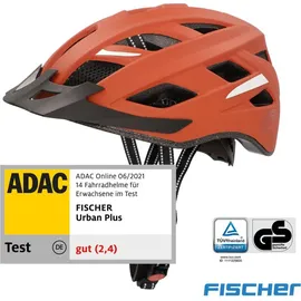 Fischer Fahrradhelm Urban Plus Miami S/M orange matt