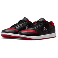Nike Jordan Access Court Low Herren Schwarz/Weiß/Gym Red 48,5