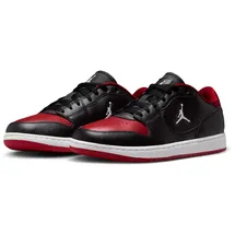 Nike Jordan Access Court Low Herren Schwarz/Weiß/Gym Red 48,5