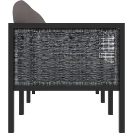 vidaXL 3-Sitzer-Sofa anthrazit