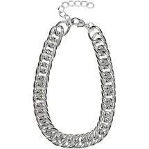 COLLEZIONE ALESSANDRO Kette mit Anhänger Link Affair Silber/Kunststoff