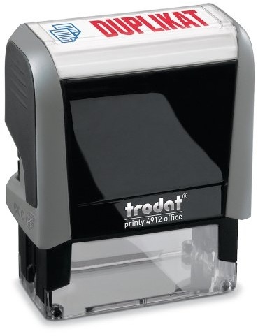 Preisvergleich Produktbild Trodat Office Printy Textstempel "Duplikat" 4912 (47x18 mm)