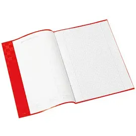 Herma Heftumschlag mit Baststruktur rot A4