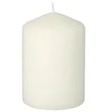 Papstar Stumpenkerze 6,9 x 10 cm 8 St. weiss