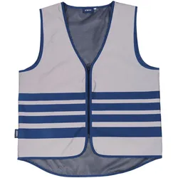 Warnweste Lumino Urban Vest silver BLAU 4XS