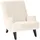 58 aufm Kessel Sessel Kajsa Samtvelours 101 x 80 x 71 cm Schwarz/Creme
