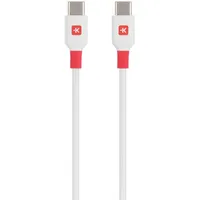 Skross USB-C® Kabel USB 2.0 USB-C® 2.00 m Weiß