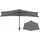 Garden Pleasure Wandschirm 270 x 270 cm Schwarz