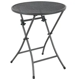 MWH Das Original Café Latte Klapptisch Ø 60 x 72 cm eisengrau