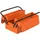BAHCO Werkzeugkasten Metall 315 mm x 210 mm x 435 mm orange 5 Fächer abschließbar