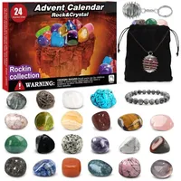 LuxusKollektion Spielzeug-Adventskalender Adventskalender 2024 Kristalle-24 Tage Natürliche Edelsteine Mädchen